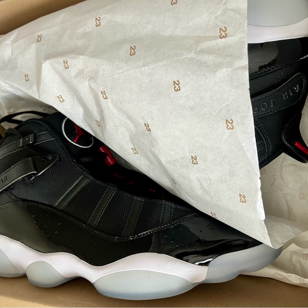 Jordan 6 Rings Black and Red Box - Picture 7 of 10